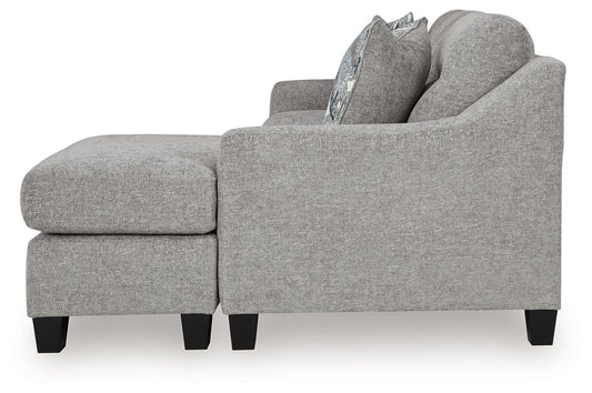 Keenelynn - Sofa Chaise - Nickel