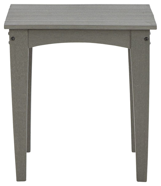 Visola - Square End Table - Gray