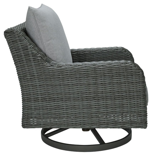 Elite Park - Swivel Lounge w/ Cushion - Gray