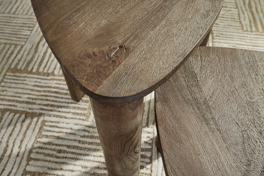 Reidport - Accent Cocktail Table Set (Set of 2) - Grayish Brown