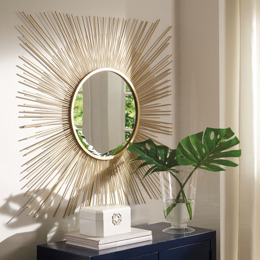 Elspeth - Accent Mirror - Gold Finish