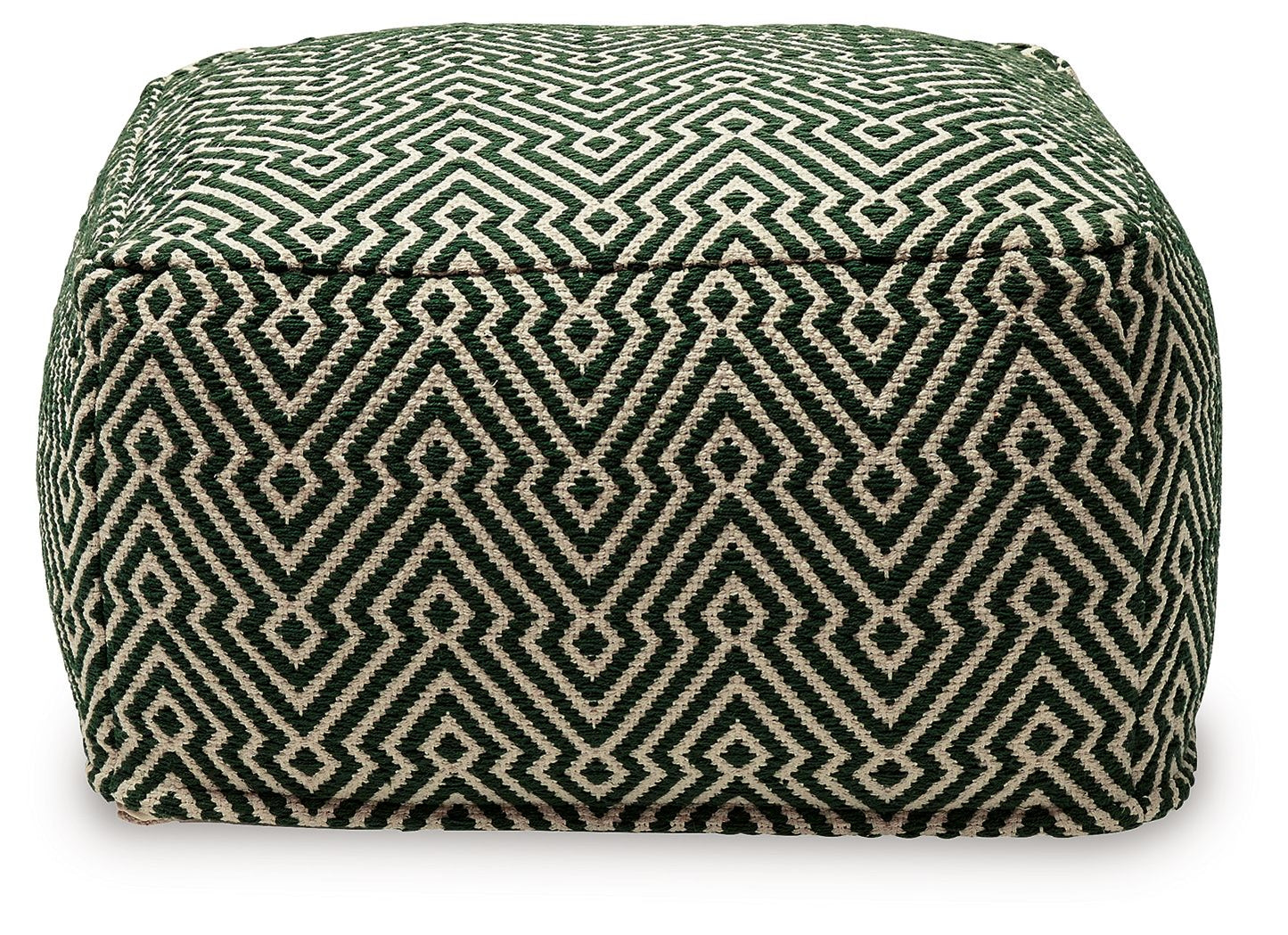 Abacy - Pouf - Green / Ivory