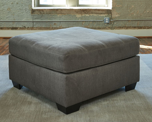 Pitkin - Oversized Accent Ottoman - Slate