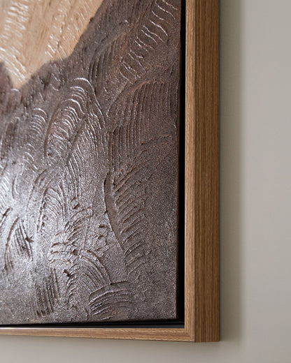 Fanthorne - Wall Art - Tan / Brown / White