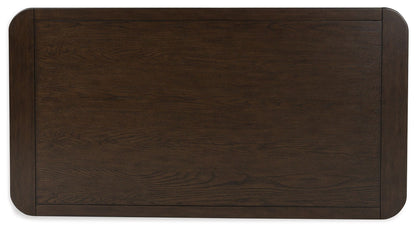 Breckington - Rectangular Cocktail Table - Dark Brown