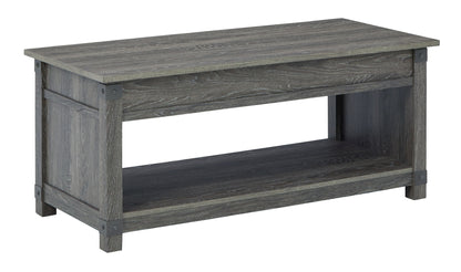 Freedan - 3 Pc. - Coffee Table, 2 End Tables - Grayish Brown