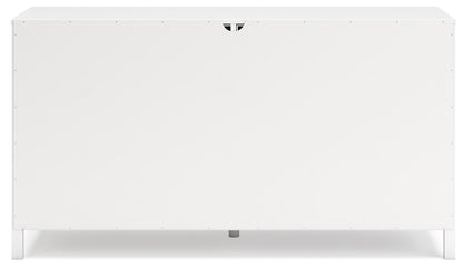 Hallityn - Six Drawer Dresser - White