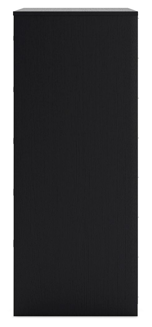 Finch - Five Drawer Chest - 46" Height - Black