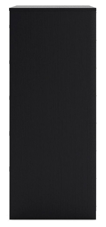 Finch - Five Drawer Chest - 46" Height - Black