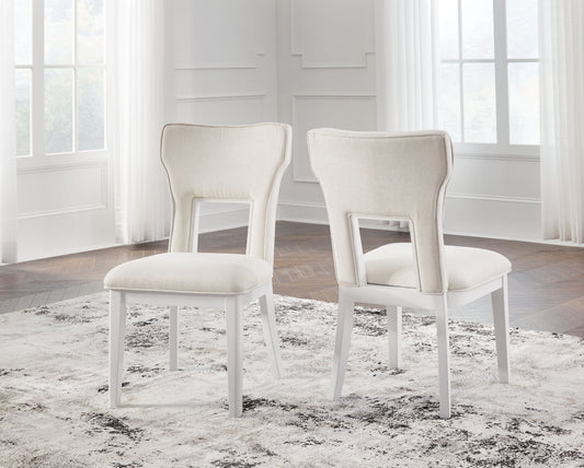 Chalanna - Dining Upholstered Side Chair (Set of 2) - White