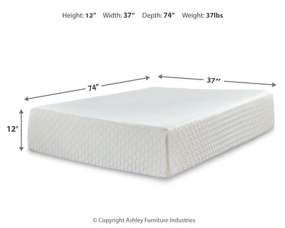 Chime 12 Inch Memory Foam - Ultra Plush Memory Foam Mattress