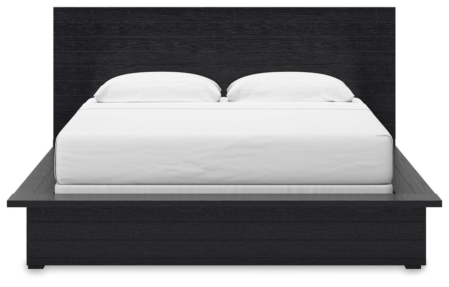 Londer - King Panel Bed - Black