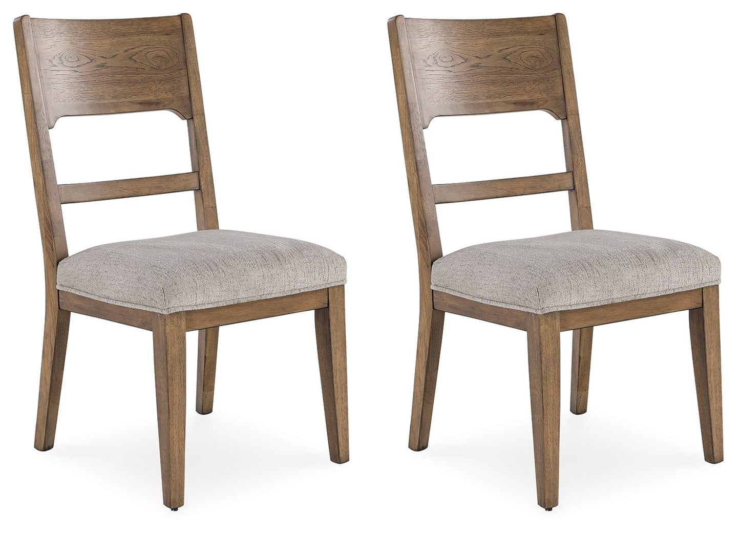Cabalynn - Dining Uph Side Chair (Set of 2) - Oatmeal / Light Brown
