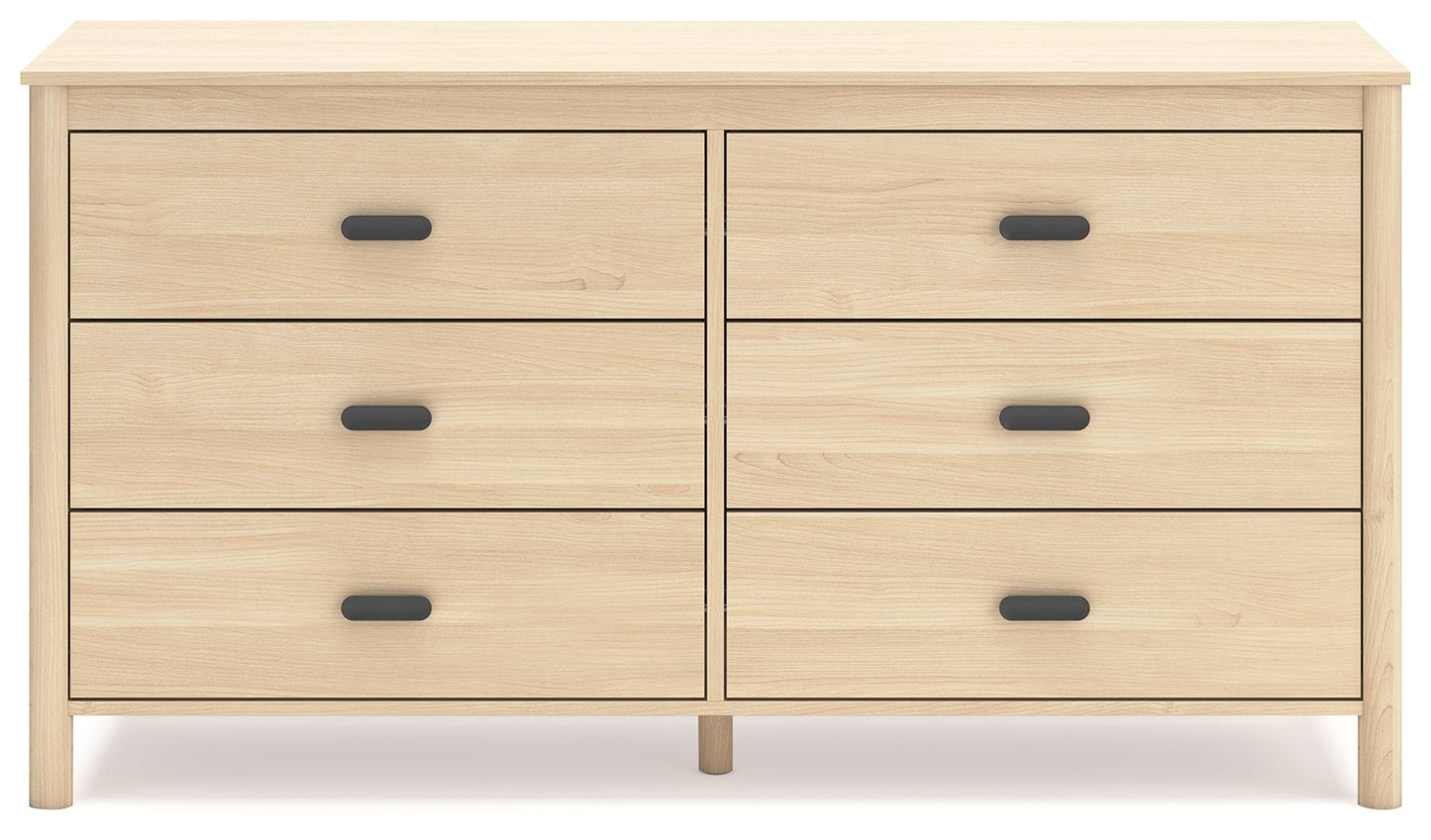 Cabinella - Six Drawer Dresser - Tan
