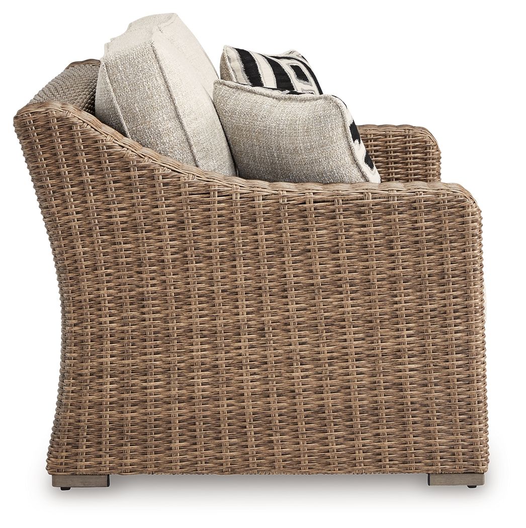 Beachcroft - Loveseat With Cushion - Beige