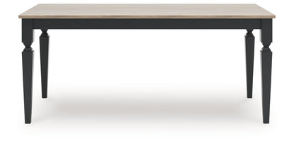 Brenkerton - Rectangular Dining Room Table - Grayish Brown / Black
