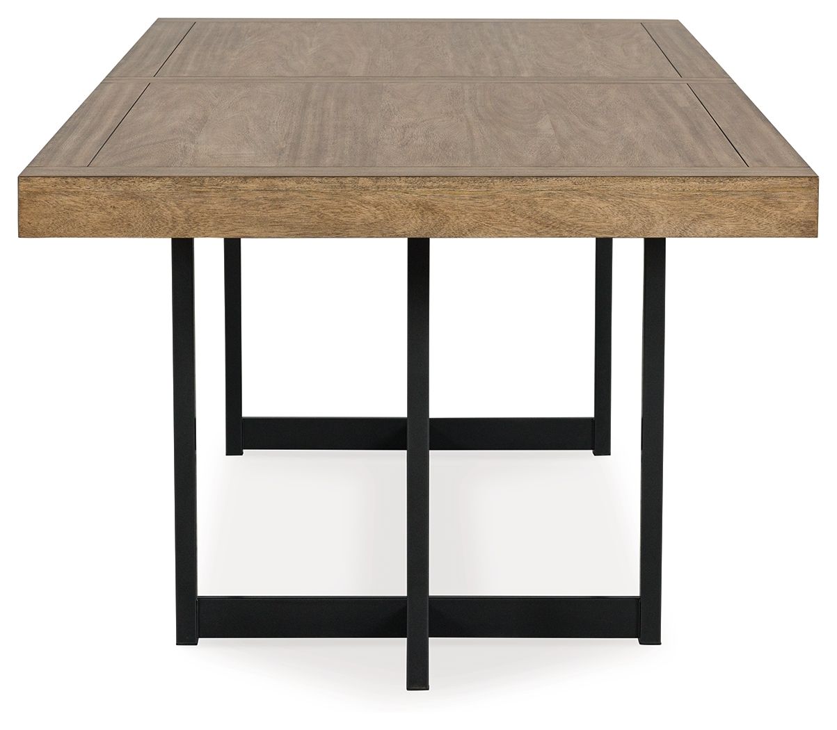 Tomtyn - Rectangular Dining Room Extension Table - Light Brown