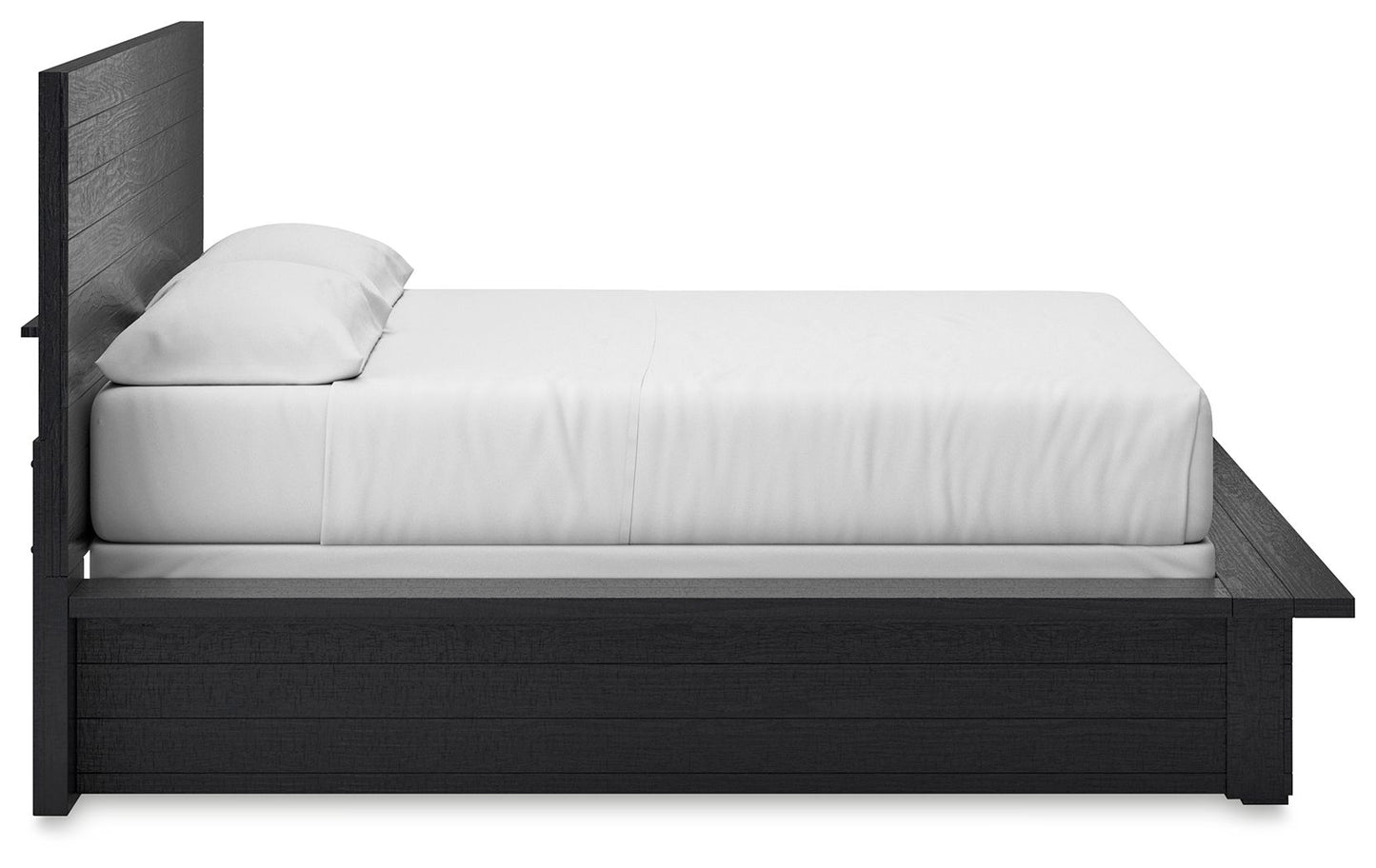 Londer - California King Panel Bed - Black