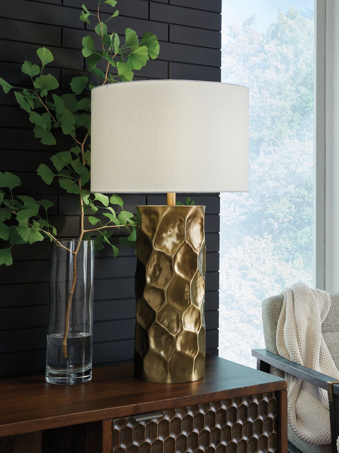 Marshawn - Metal Table Lamp - Gold Finish