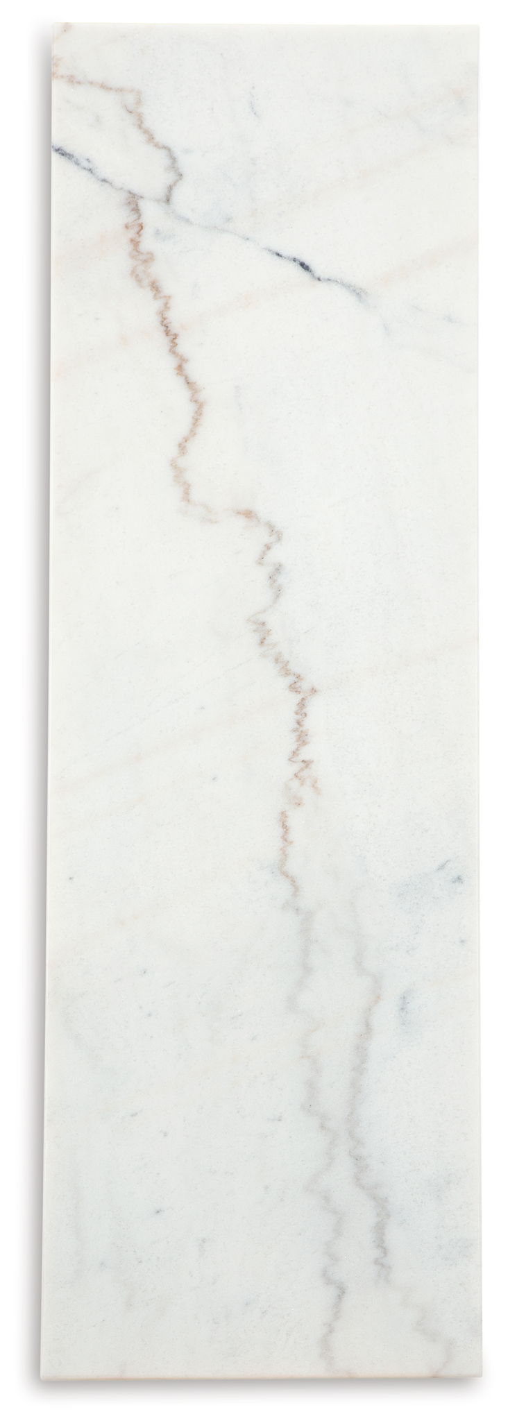 Burkhaus - Sofa Table - White / Dark Brown