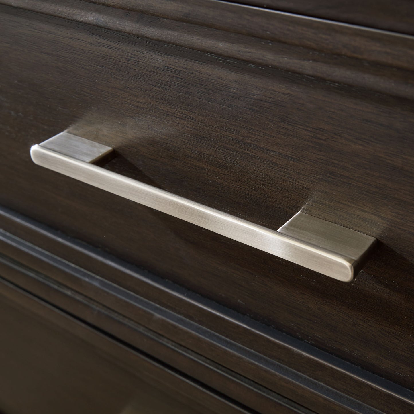 Neymorton - Five Drawer Chest - Dark Grayish Brown