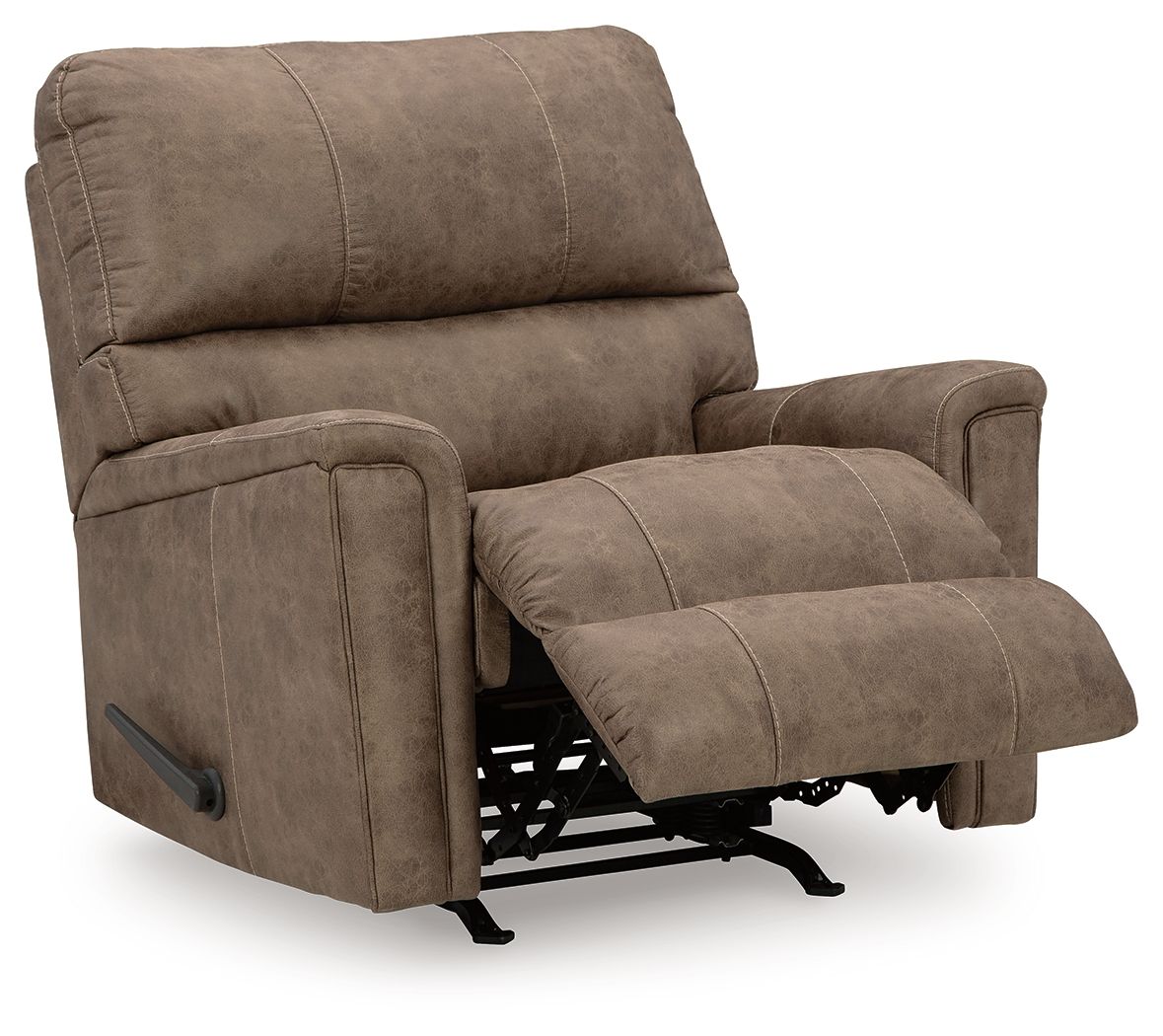 Navi - 3 Pc. - Sofa, Loveseat, Rocker Recliner - Fossil