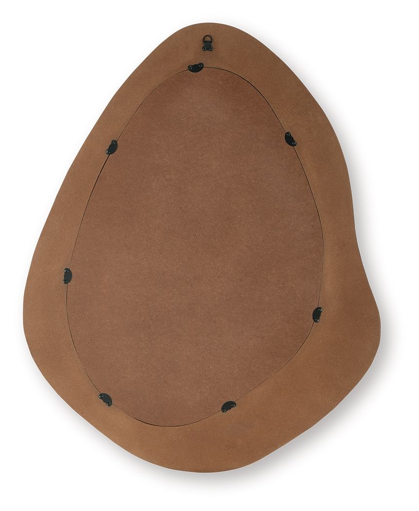 Kierlock - Accent Mirror - Black / Gold Finish