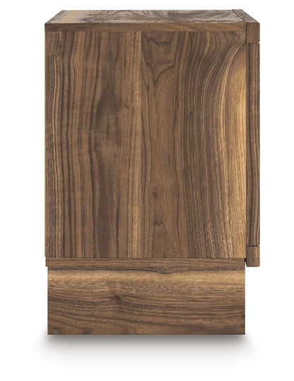 Chirason - Two Drawer Night Stand - Brown