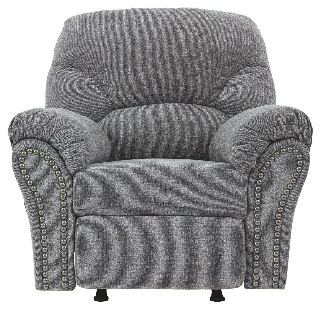 Allmaxx - Rocker Recliner - Pewter