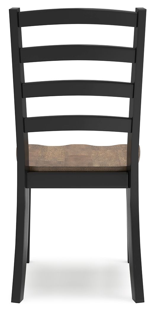 Wildenauer - Dining Room Side Chair (Set of 2) - Brown / Black