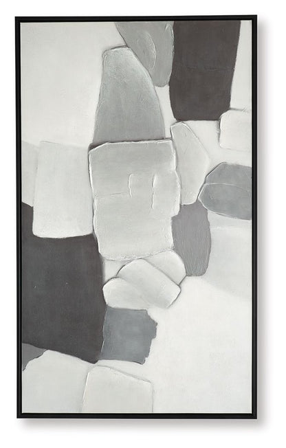 Adilson - Wall Art - White / Gray / Black