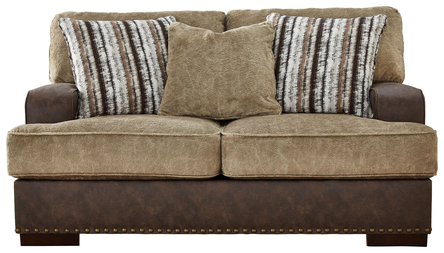 Alesbury - Loveseat - Chocolate