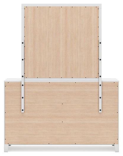 Binterglen - Dresser And Mirror - White
