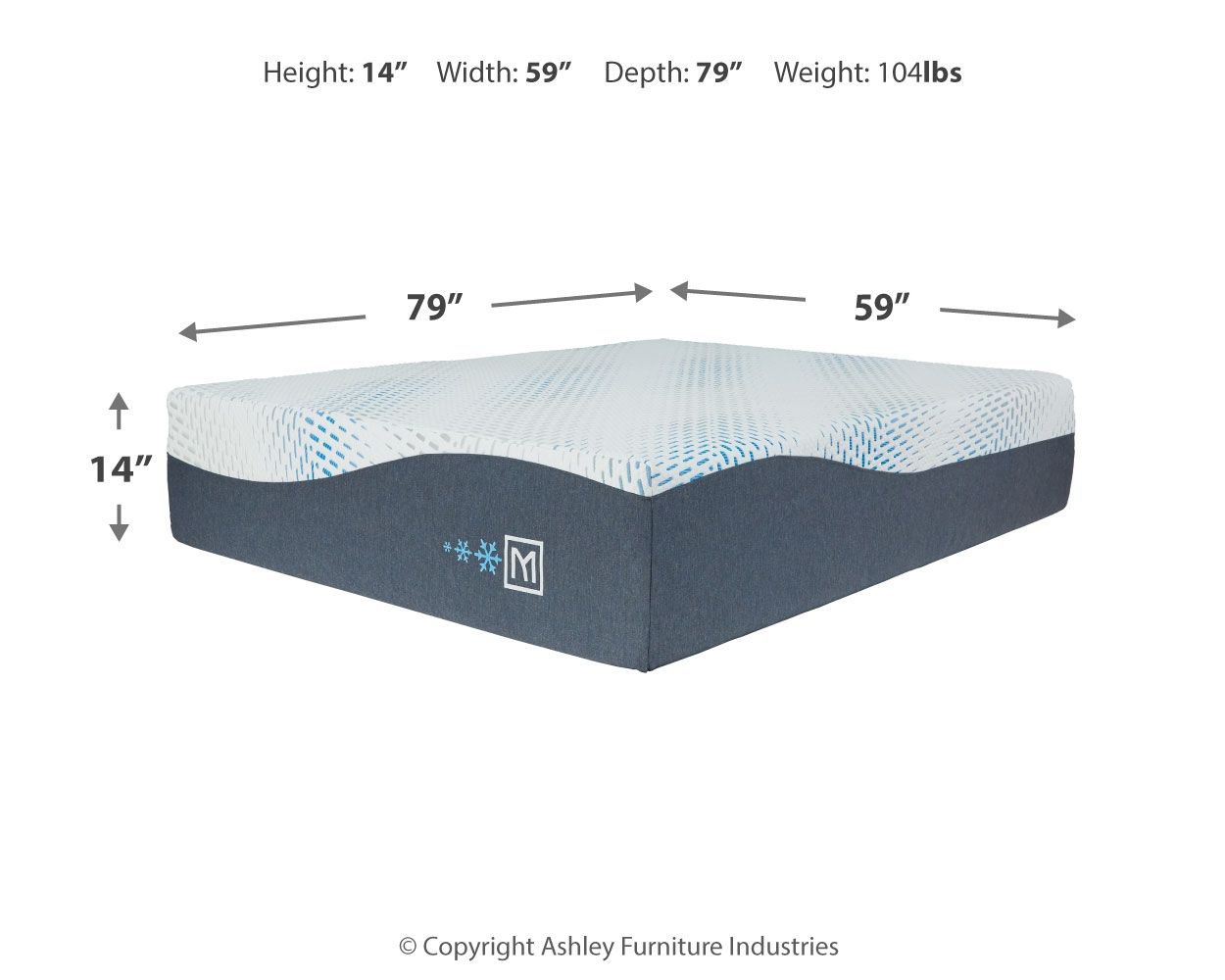 Millennium Cushion Firm Gel Memory Foam Hybrid - Cushion Firm Gel Hybrid Mattress