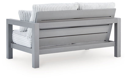 Hurley Park - Loveseat With Cushion - Gray