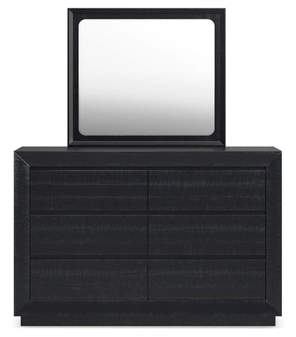 Londer - Dresser And Mirror - Black