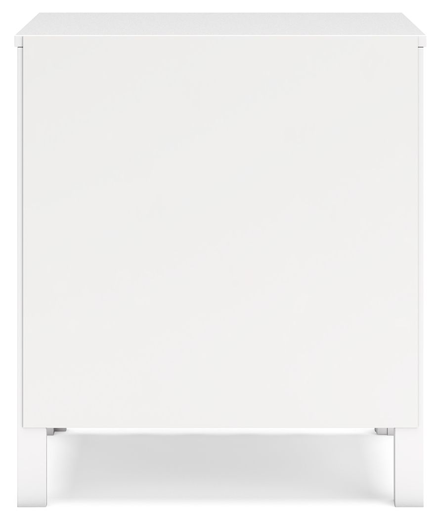 Hallityn - Two Drawer Night Stand - White