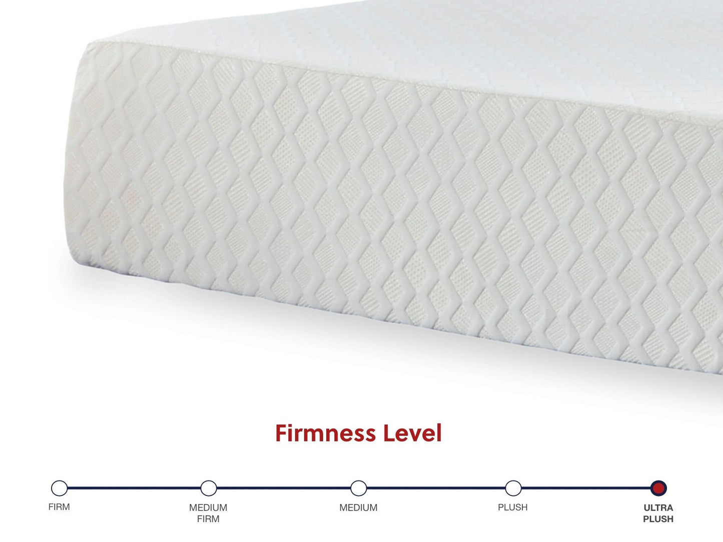 Chime 12 Inch Memory Foam - California King Mattress - 12-inch - White