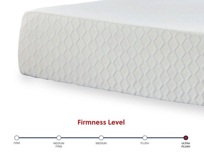 Chime 12 Inch Memory Foam - California King Mattress - 12-inch - White