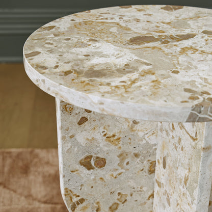 Treygan - Accent Table - Beige
