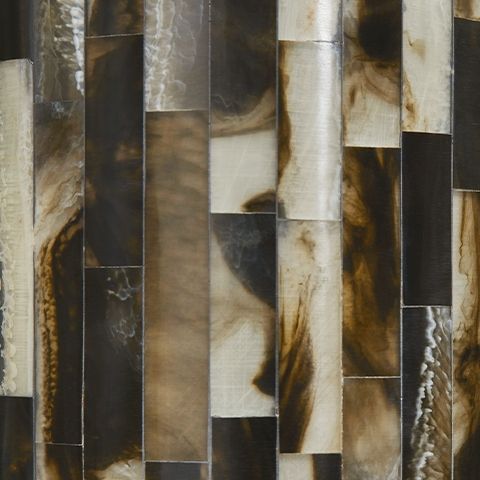 Ellford - Poly Table Lamp - Black / Brown / Cream