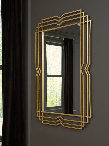 Claybrook - Accent Mirror - Gold Finish