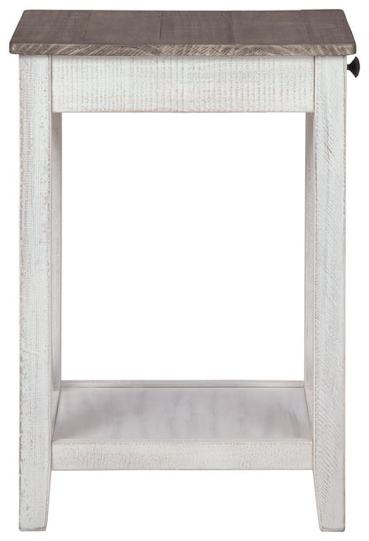 Adalane - Accent Table - White / Gray