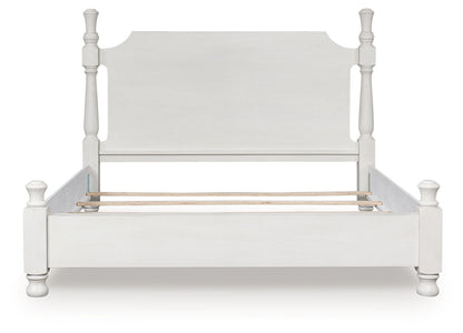 Rowlenstown - Poster Bed - Antique White