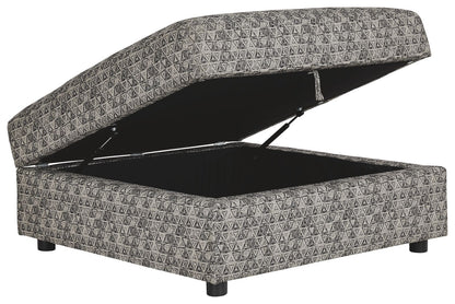 Kellway - Ottoman With Storage - Bisque
