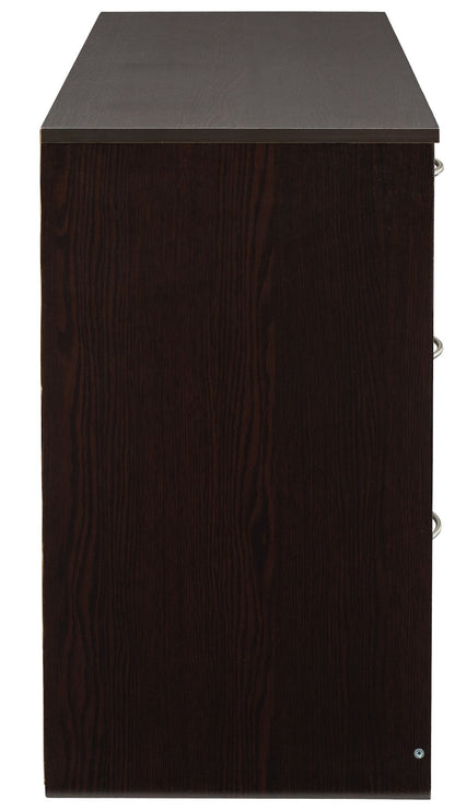 Finch - Six Drawer Dresser - Black