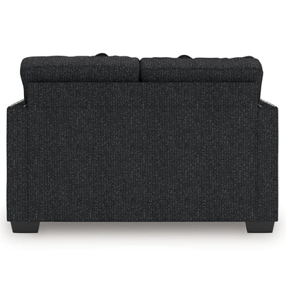 Jasmine Peaks - Loveseat - Coal