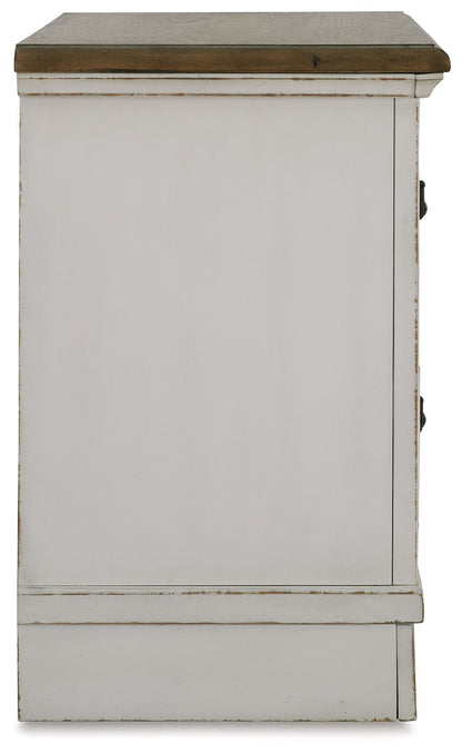 Blendon - Two Drawer Night Stand - Two-tone