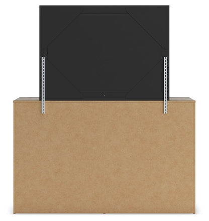 Graystorm - Dresser And Mirror - Brown Gray