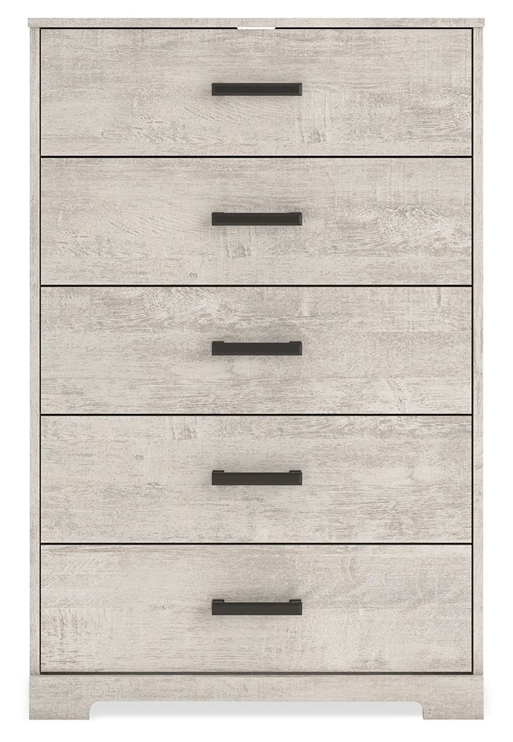 Shawburn - Five Drawer Chest - Gray